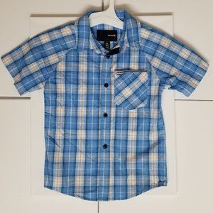 Hurley Blue Plaid Kids - 5